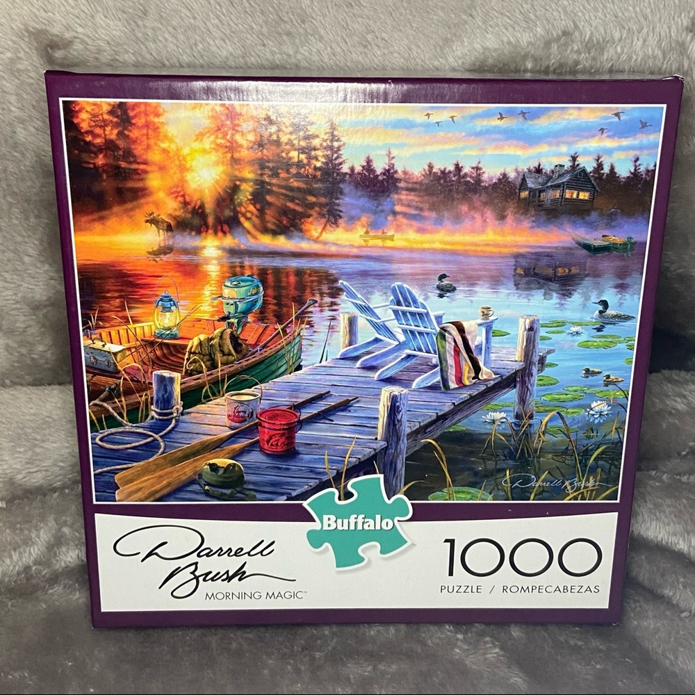Buffalo 1000 Piece Puzzle | Morning Magic